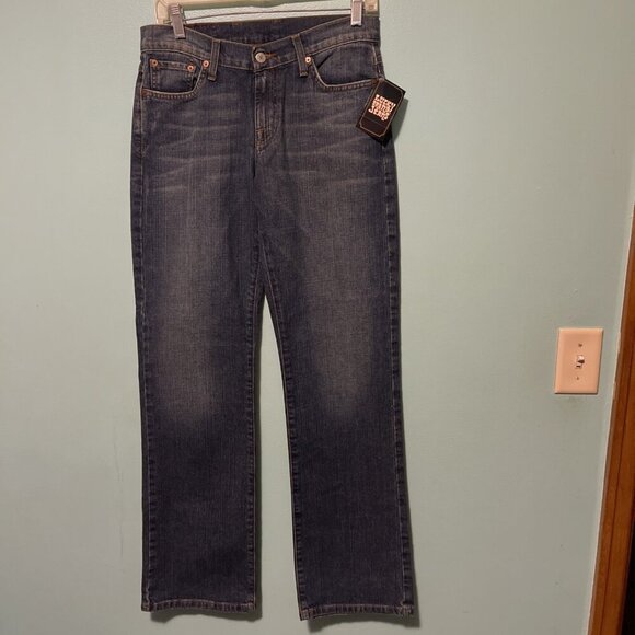 Lucky Brand Jeans Gene Montesano Women 6/28 Washed Rider Fit Long Length 34 - Picture 1 of 14